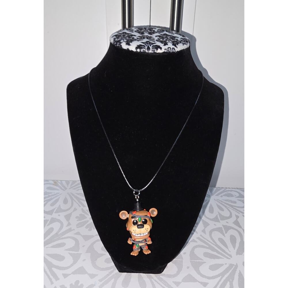 Five Nights at Freddy’s Funko Pop Necklace – Reworked Pendant on Black Cord